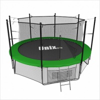 батут unix 8ft (244 см) inside green