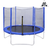 батут dfc trampoline fitness 10ft наружн.сетка, синий (305см)