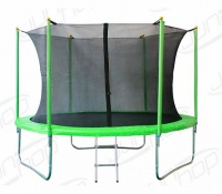 батут junhop 8ft (240 cм) с защитной сетью green